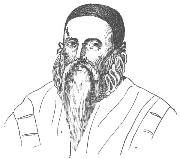 Dr. Dee. From the Ashmolean portrait as engraved by
Schencker.